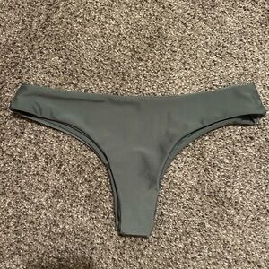 Women's sage green cheeky bikini Swim Bottom